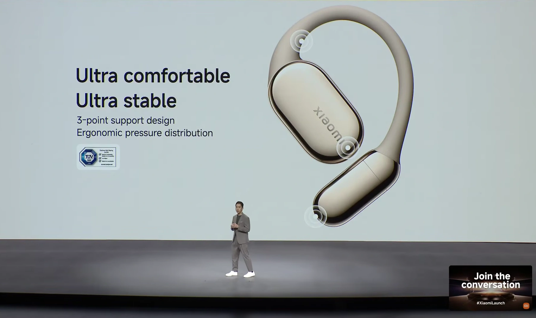 Xiaomi、耳にかける新型ワイヤレスイヤホン「OpenWear Stereo Pro」を発表