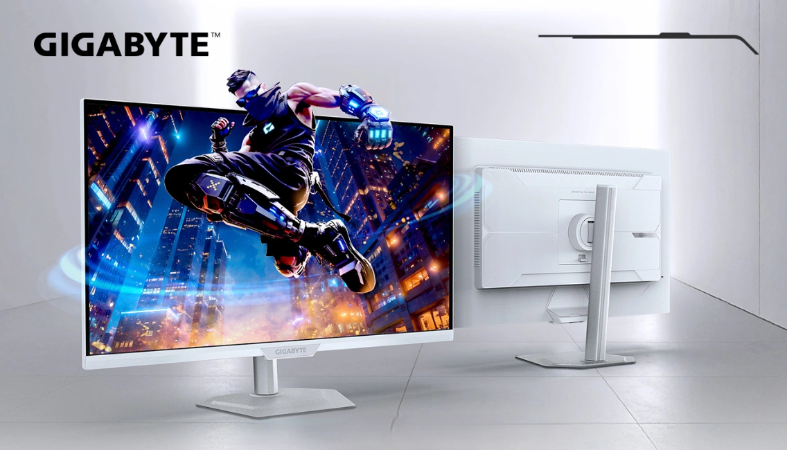 GIGABYTE、白を基調とした2機種のゲーミングモニター「M27Q2 QD ICE」と「M27UP ICE」を発表