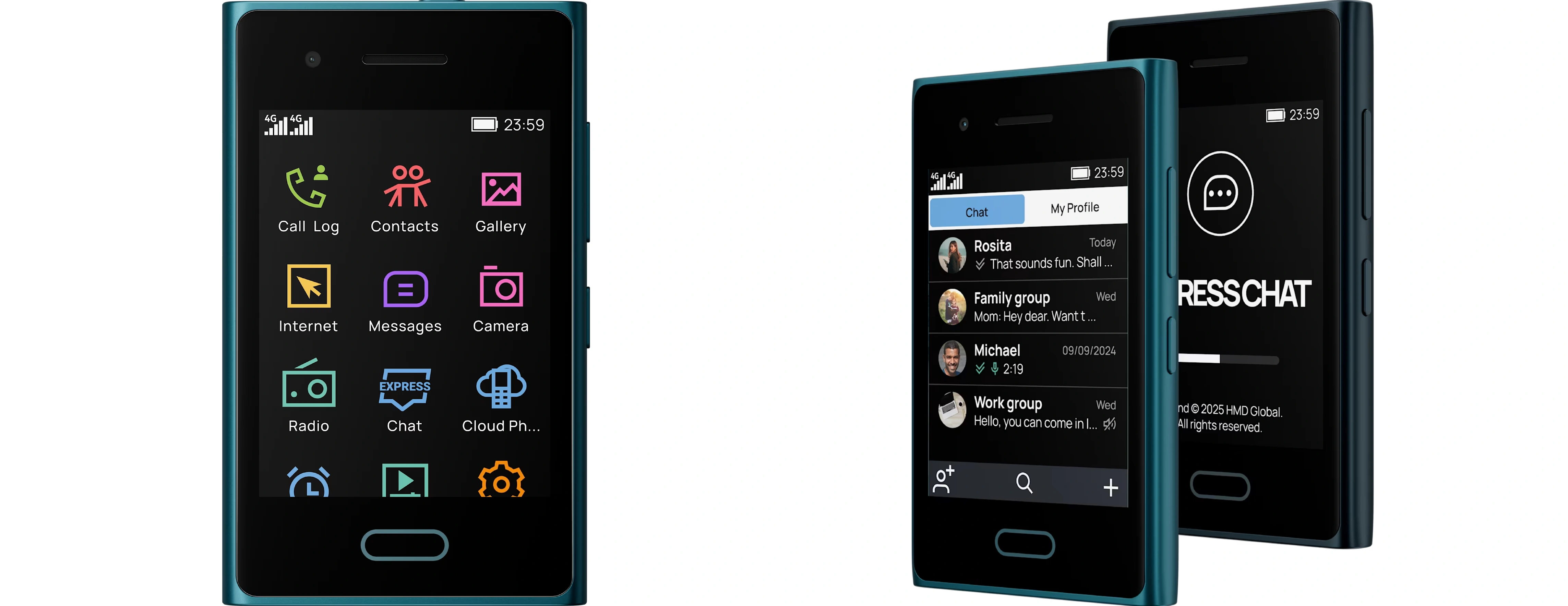 HMD、45ドルのコンパクトスマートフォン「HMD Touch 4G」を発表