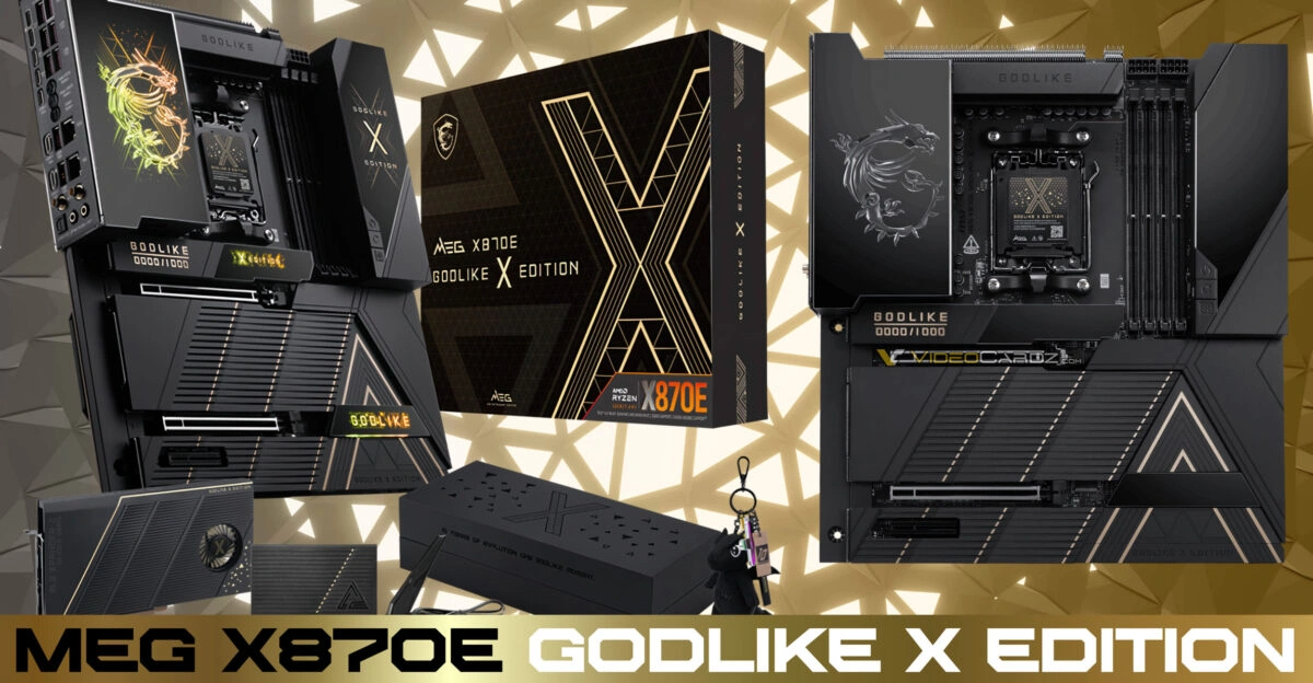 MSI、27相電源の高級マザーボード「MEG X870E GODLIKE X Edition」を1299ドルで発表