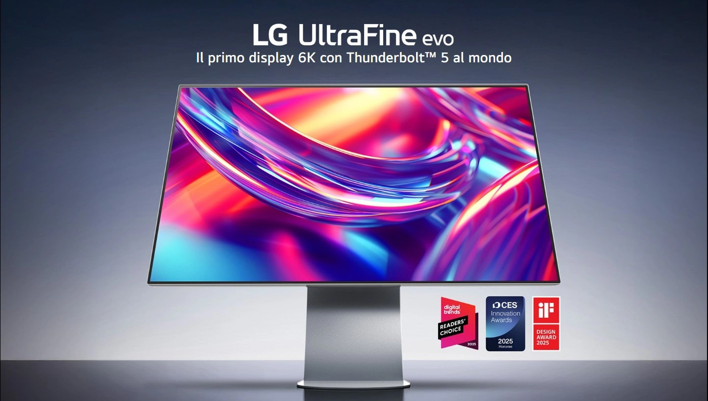 LG、世界初Thunderbolt 5対応6Kモニター「UltraFine 32U990A」を発表