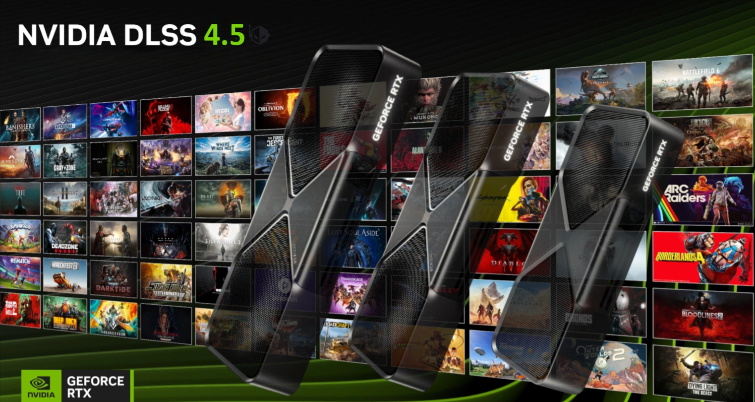 NVIDIA、DLSS 4.5技術を全ての開発者に提供開始