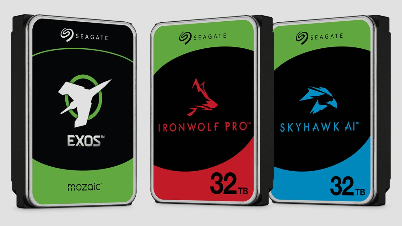 シーゲート、32TB容量のHDD新シリーズを発表～NAS・サーバー・監視システム向け