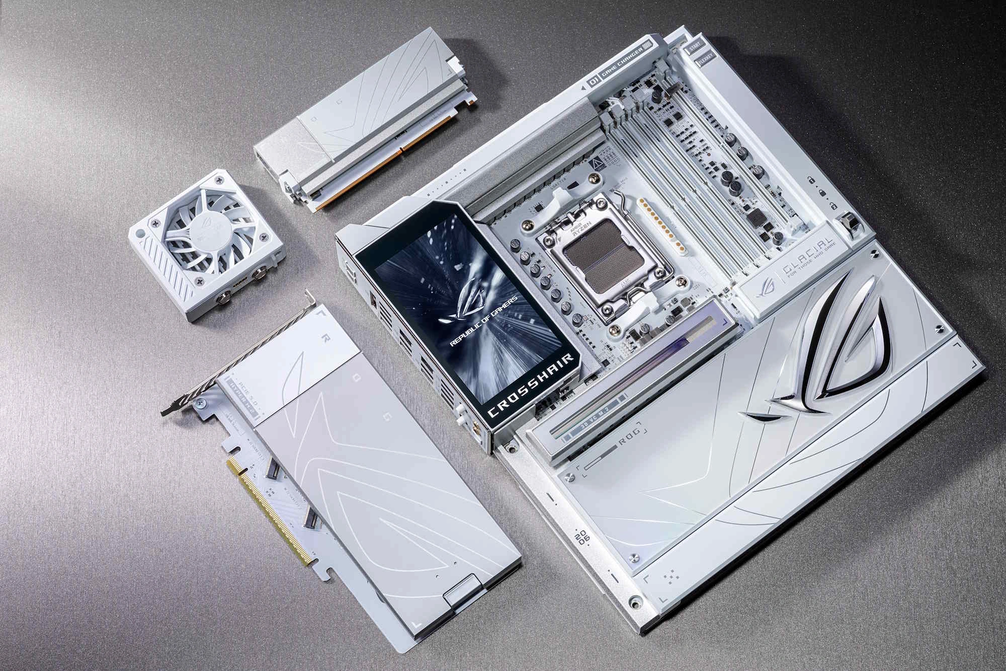 ASUS、ROG Crosshair X870E GlacialおよびDark Hero Neoマザーボードを発表
