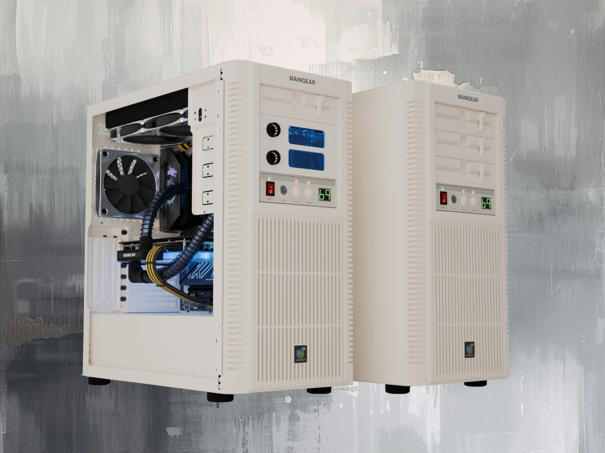 MAINGEARがレトロスタイルの筐体と最先端ハードを融合したゲーミングPC「Retro98」を発表