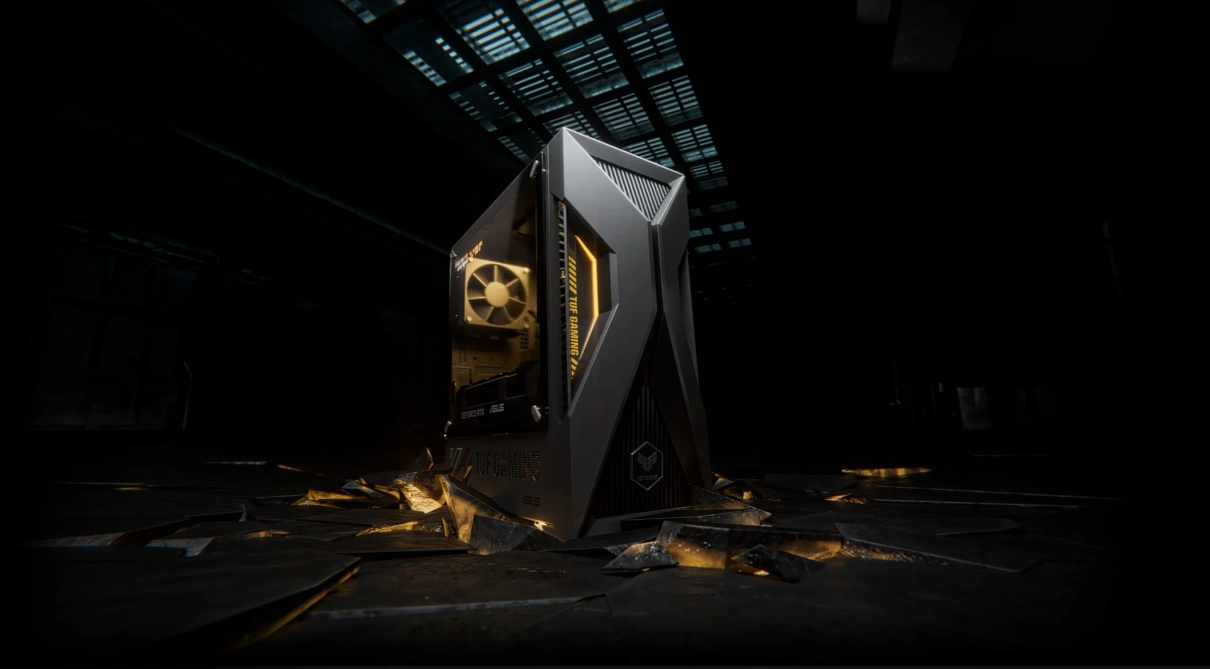ASUS、AMD Ryzen 7 260搭載の小型ゲーミングPC「TUF Gaming TM500」シリーズを発表