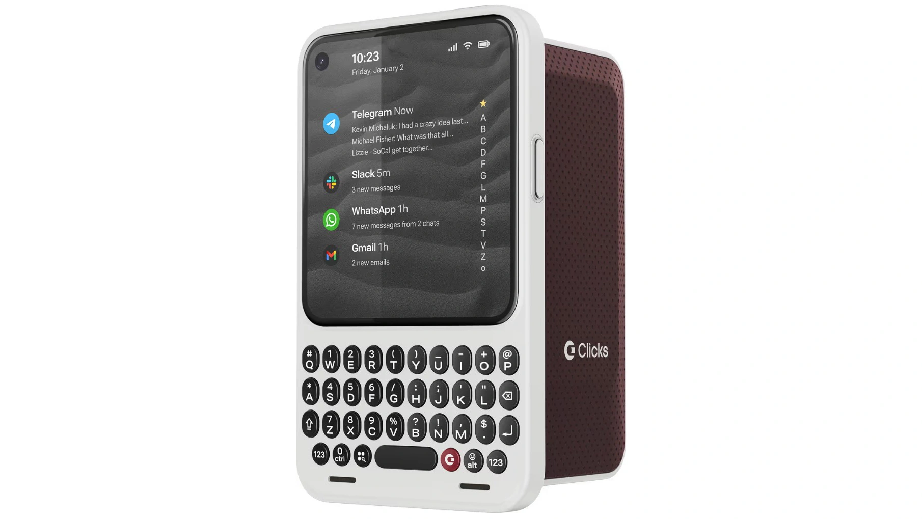 Clicks、物理キーボード搭載スマートフォン「Communicator」を発表