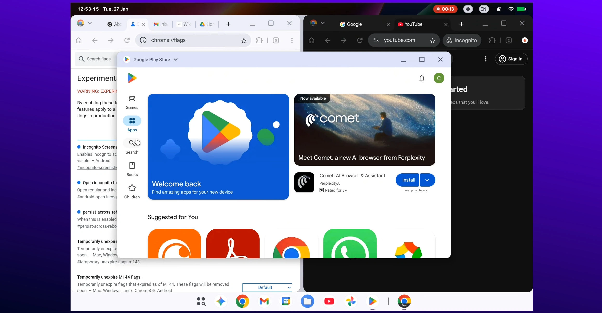 Googleの新PC向けOS「Aluminium OS」情報が早期流出、インターフェースを確認