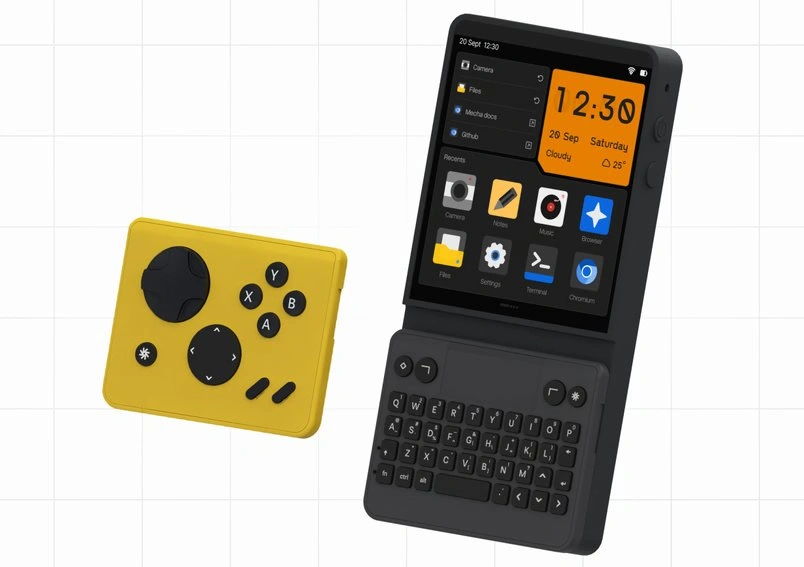 キックスターターで販売開始：モジュール式LinuxポケットPC「Mecha Comet」が189ドルから