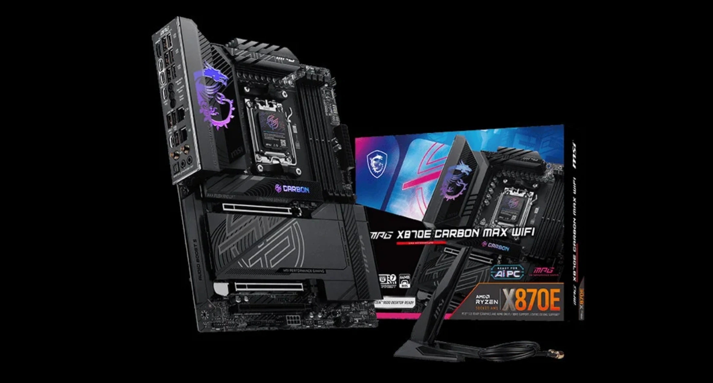 MSI、BIOS容量を64MBに増強したマザーボード「MPG X870E CARBON MAX WIFI」を発表