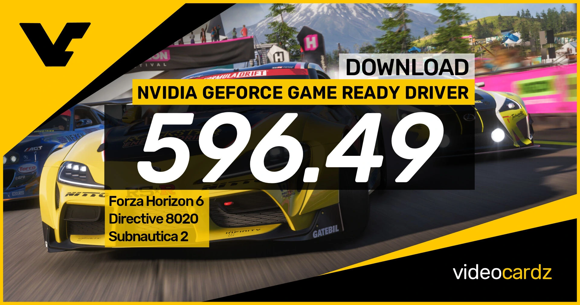 NVIDIAは、GeForce Game Ready 596.49 WHQLグラフィックスドライバーをリリースしました